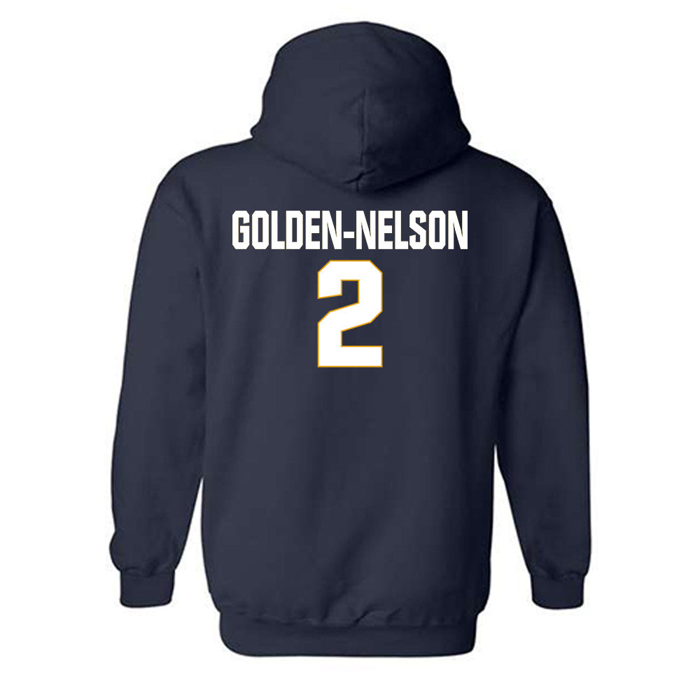 West Virginia - NCAA Football : Devonte Golden-Nelson - Fashion Shersey Hooded Sweatshirt-1