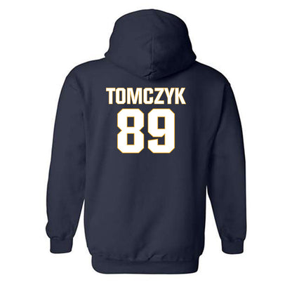 West Virginia - NCAA Football : Adam Tomczyk - Fashion Shersey Hooded Sweatshirt-1