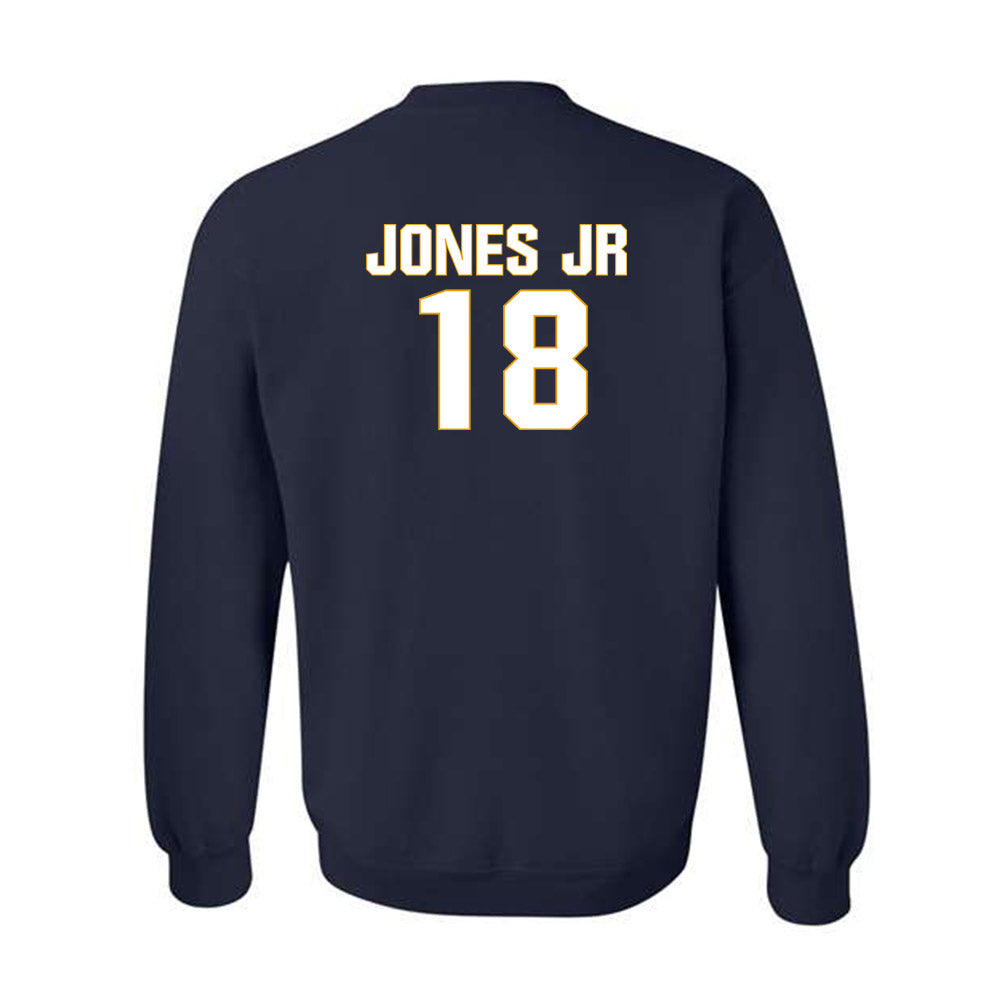 West Virginia - NCAA Football : Curtis Jones Jr - Fashion Shersey Crewneck Sweatshirt-1
