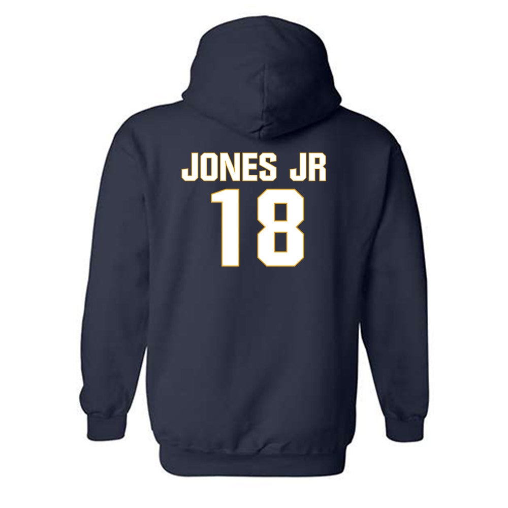 West Virginia - NCAA Football : Curtis Jones Jr - Fashion Shersey Hooded Sweatshirt-1