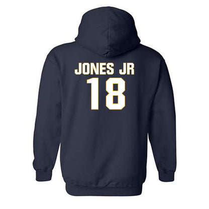West Virginia - NCAA Football : Curtis Jones Jr - Fashion Shersey Hooded Sweatshirt-1