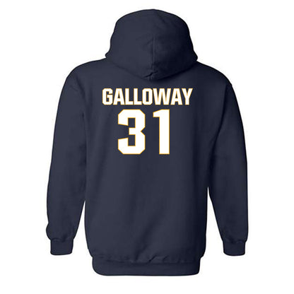 West Virginia - NCAA Football : Dawayne Galloway - Fashion Shersey Hooded Sweatshirt-1
