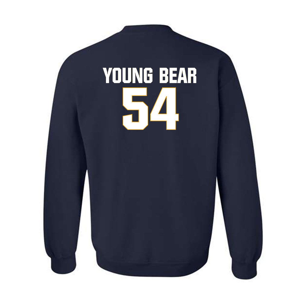 West Virginia - NCAA Football : Walter Young Bear - Fashion Shersey Crewneck Sweatshirt-1