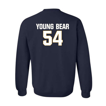 West Virginia - NCAA Football : Walter Young Bear - Fashion Shersey Crewneck Sweatshirt-1