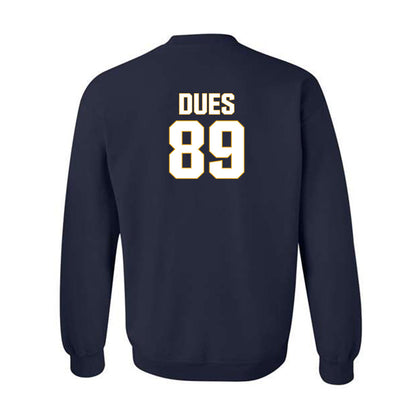 West Virginia - NCAA Football : Tyshawn Dues - Fashion Shersey Crewneck Sweatshirt-1