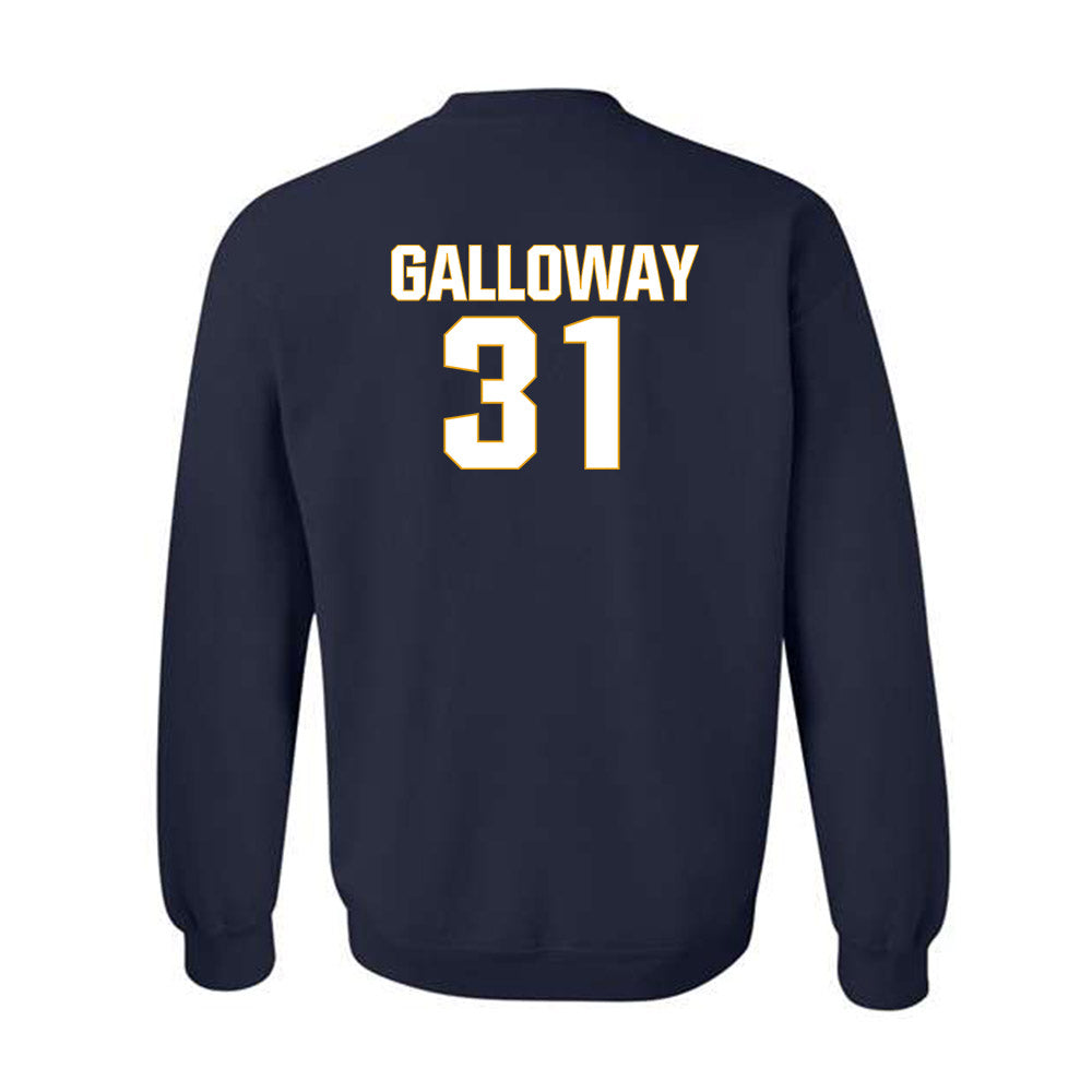 West Virginia - NCAA Football : Dawayne Galloway - Fashion Shersey Crewneck Sweatshirt-1