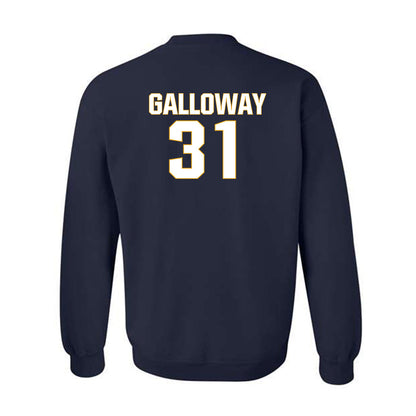 West Virginia - NCAA Football : Dawayne Galloway - Fashion Shersey Crewneck Sweatshirt-1
