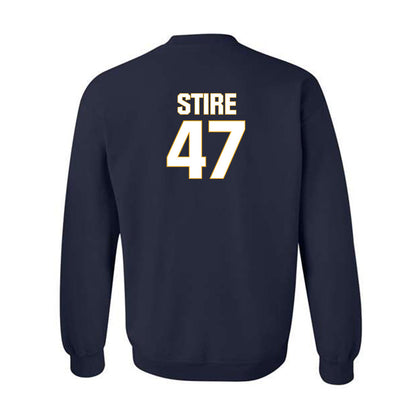 West Virginia - NCAA Football : Aidan Stire - Fashion Shersey Crewneck Sweatshirt-1