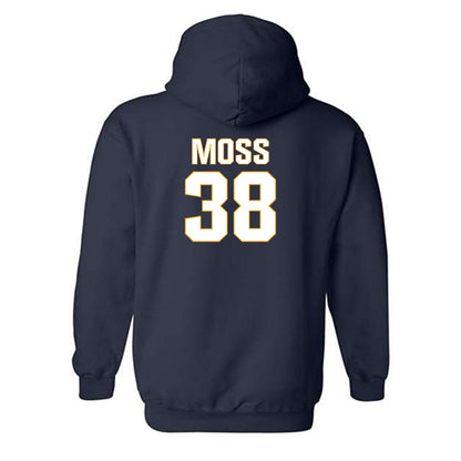 West Virginia - NCAA Football : Macguire Moss - Fashion Shersey Hooded Sweatshirt-1