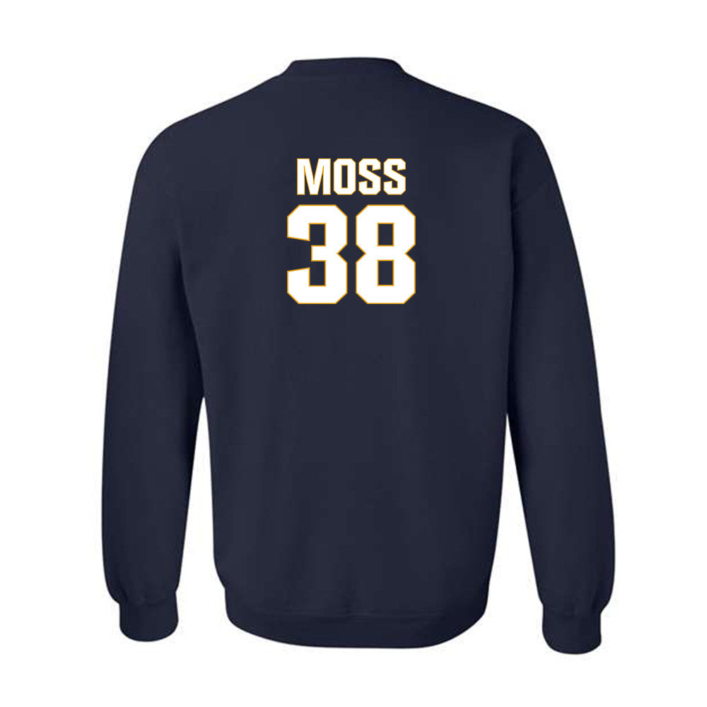 West Virginia - NCAA Football : Macguire Moss - Fashion Shersey Crewneck Sweatshirt-1