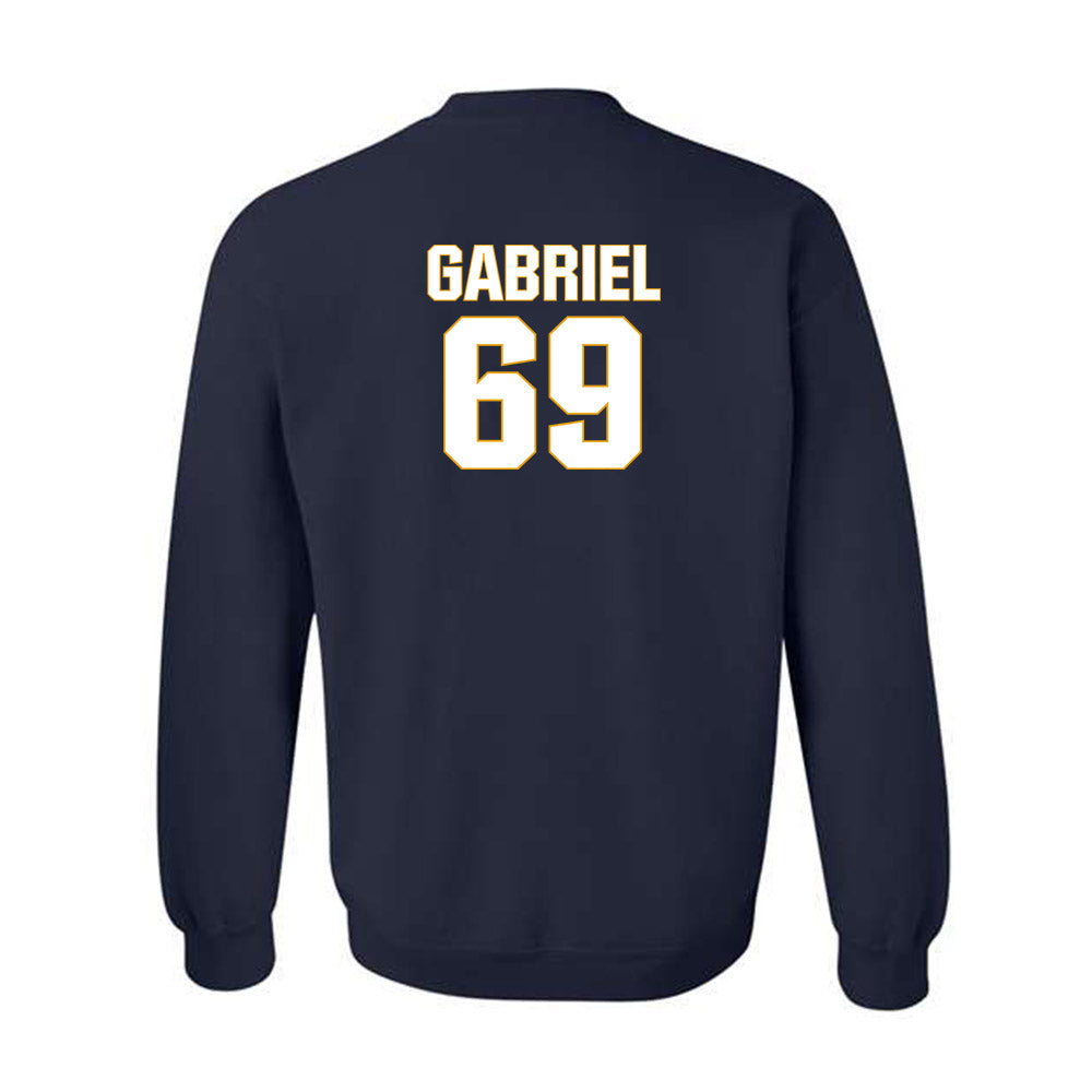 West Virginia - NCAA Football : Nathanael Gabriel - Fashion Shersey Crewneck Sweatshirt-1