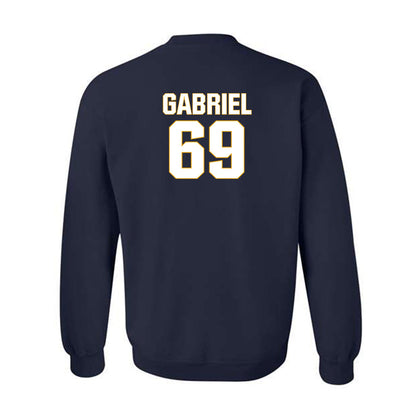 West Virginia - NCAA Football : Nathanael Gabriel - Fashion Shersey Crewneck Sweatshirt-1