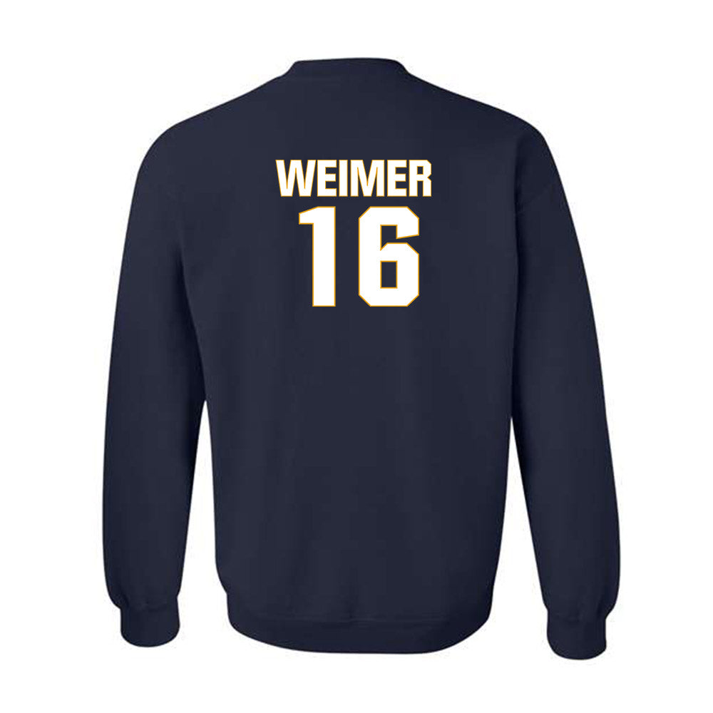 West Virginia - NCAA Football : Jeffrey Weimer - Fashion Shersey Crewneck Sweatshirt-1