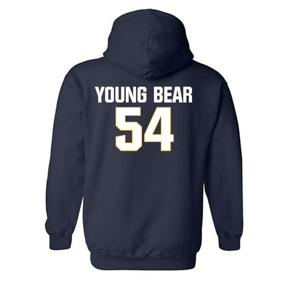 West Virginia - NCAA Football : Walter Young Bear - Fashion Shersey Hooded Sweatshirt-1