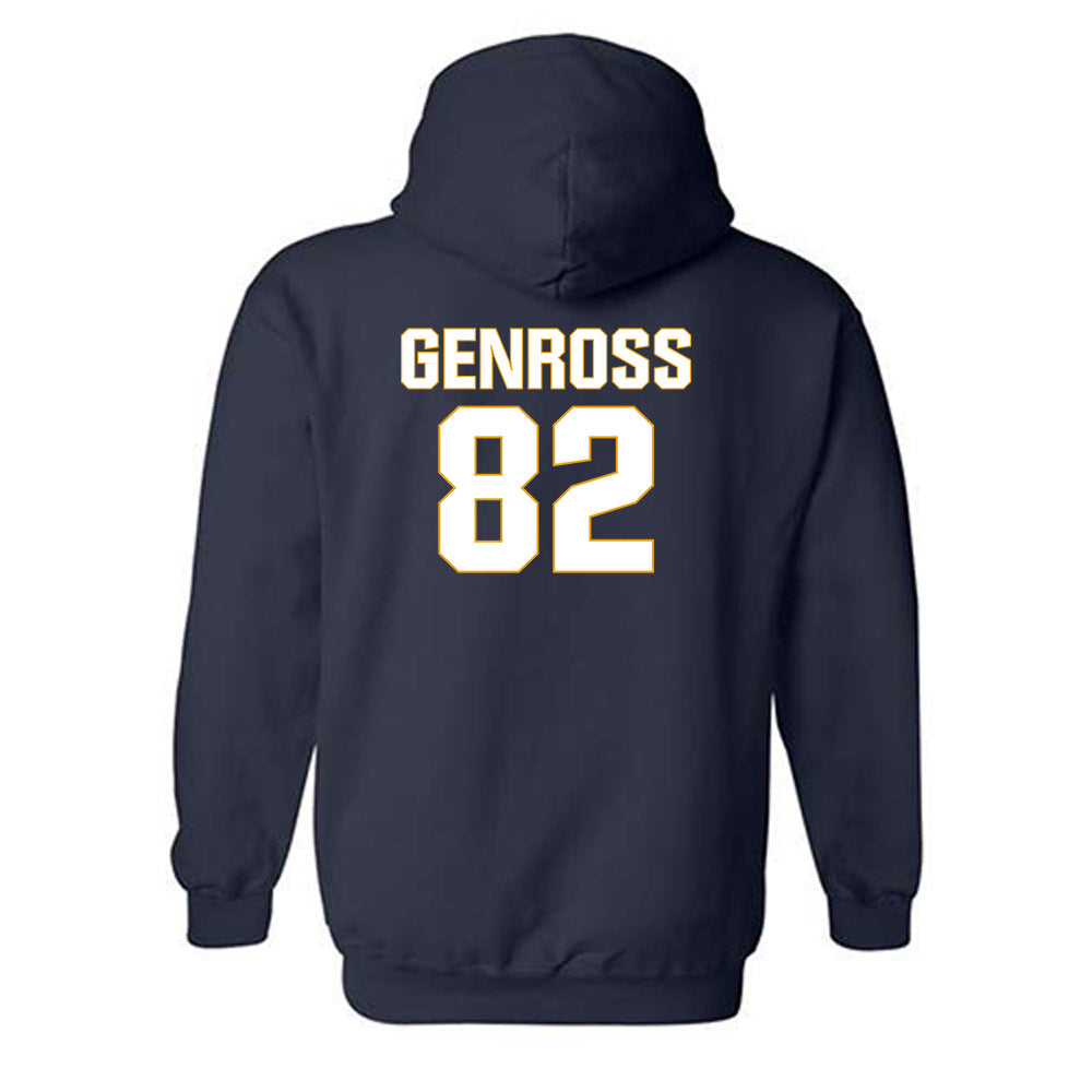 West Virginia - NCAA Football : Greg Genross - Fashion Shersey Hooded Sweatshirt-1