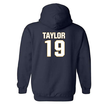 West Virginia - NCAA Football : Nick Taylor - Fashion Shersey Hooded Sweatshirt-1