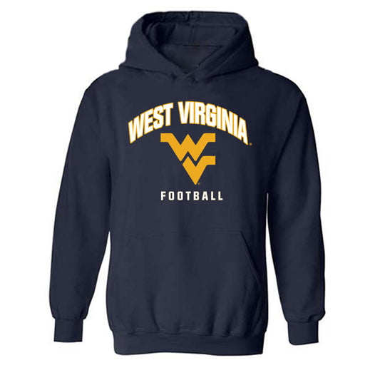 West Virginia - NCAA Football : Asani Redwood - Hooded Sweatshirt Fashion Shersey