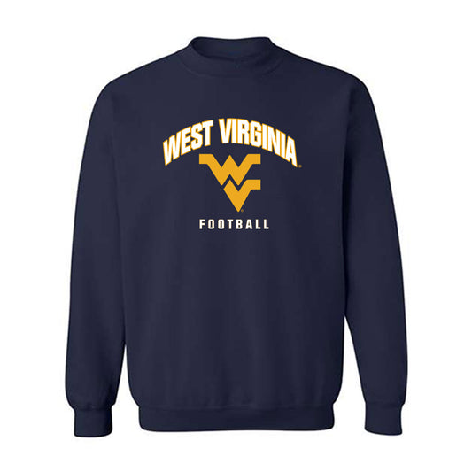 West Virginia - NCAA Football : Curtis Jones Jr - Fashion Shersey Crewneck Sweatshirt-0