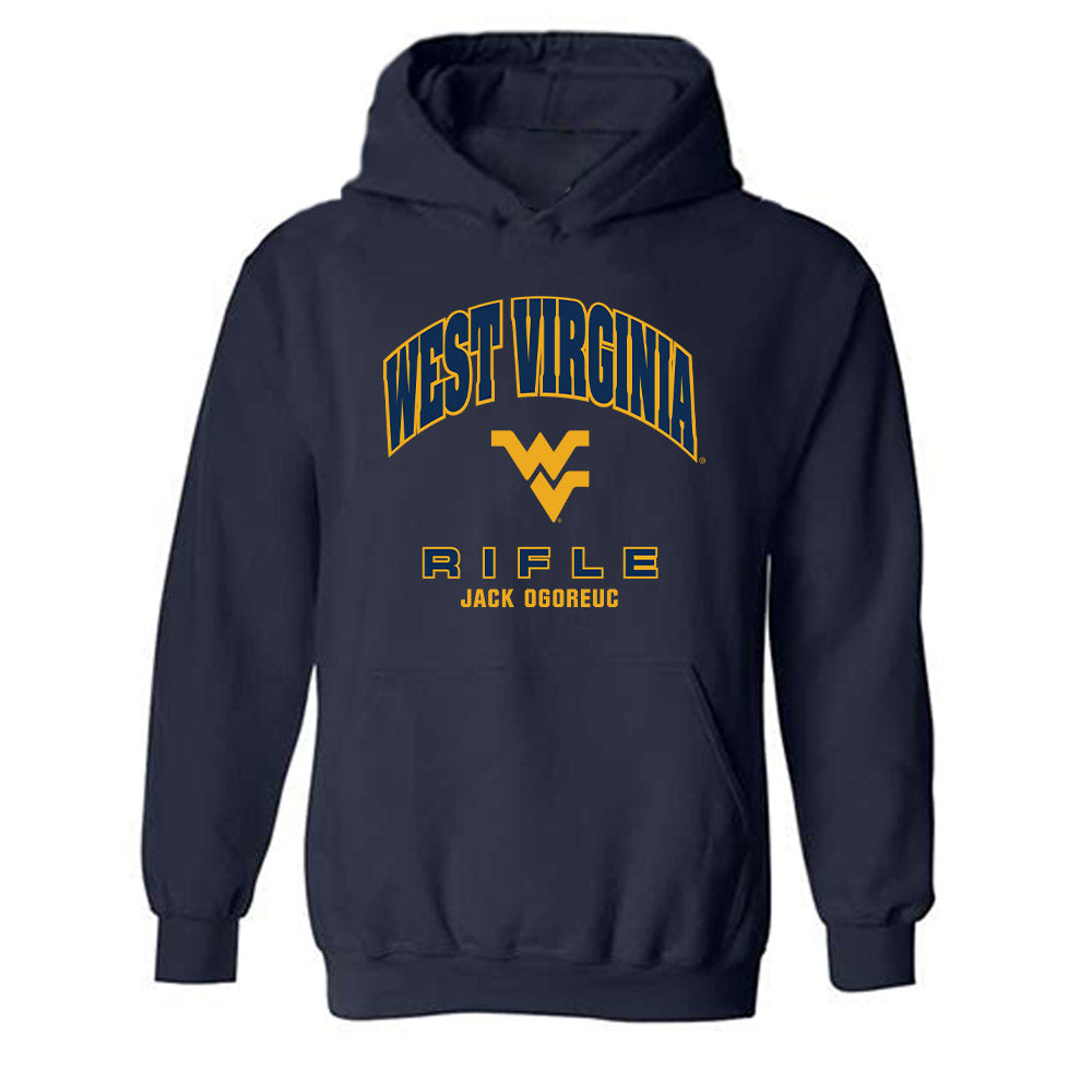 West Virginia - NCAA Rifle : Jack Ogoreuc - Fashion Shersey Hooded Sweatshirt-0