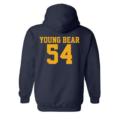 West Virginia - NCAA Football : Walter Young Bear - Fashion Shersey Hooded Sweatshirt-1