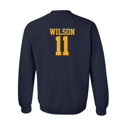 West Virginia - NCAA Women's Soccer : Jordyn Wilson - Fashion Shersey Crewneck Sweatshirt-1