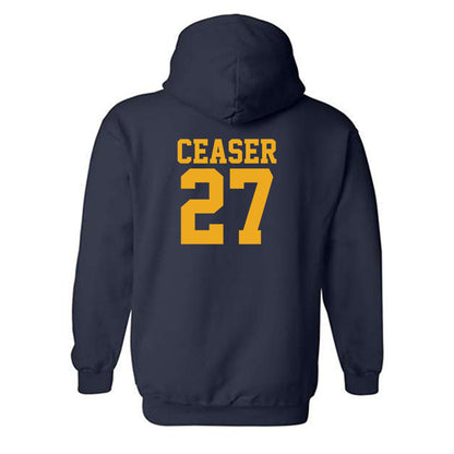 West Virginia - NCAA Women's Soccer : Isabel Ceaser - Fashion Shersey Hooded Sweatshirt-1