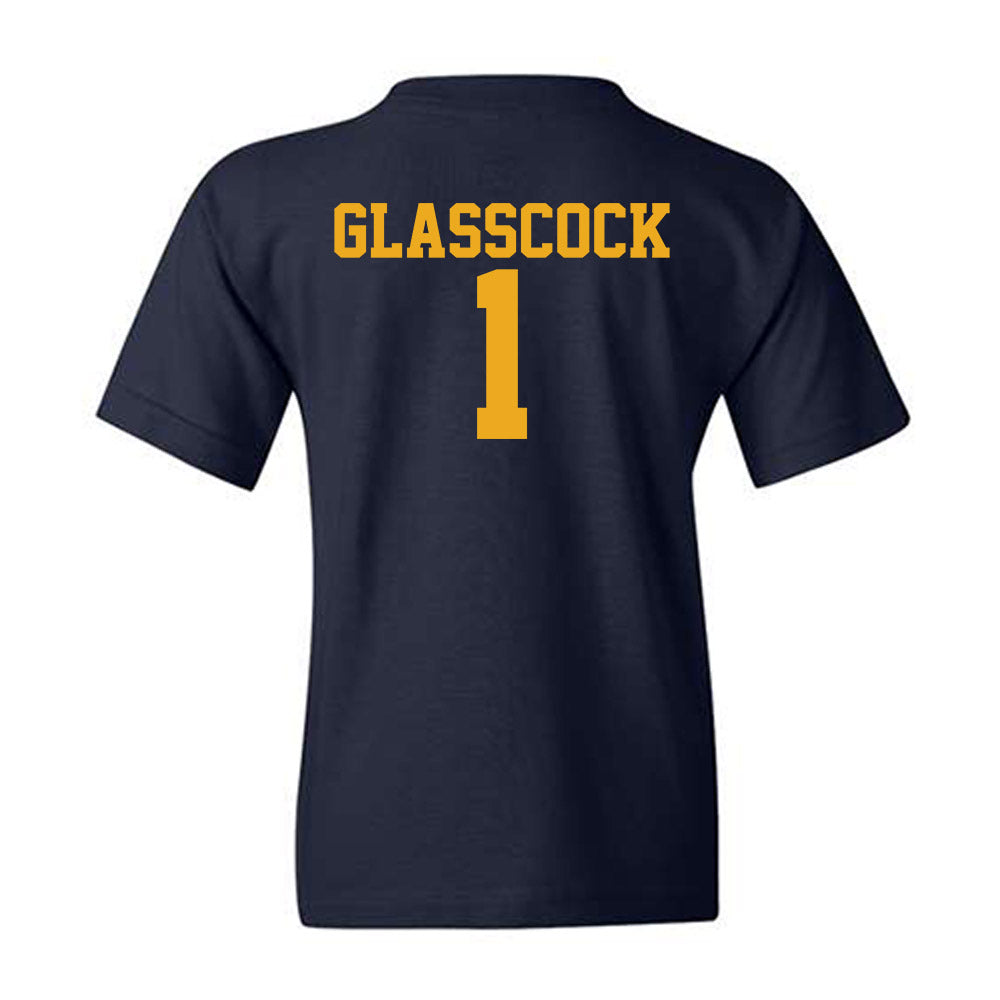 West Virginia - NCAA Baseball : JJ Glasscock - Fashion Shersey Youth T-Shirt-1
