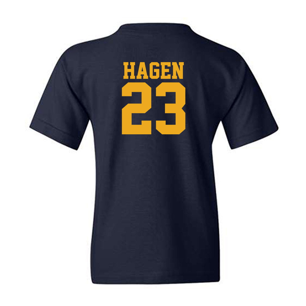 West Virginia - NCAA Baseball : David Hagen - Fashion Shersey Youth T-Shirt-1