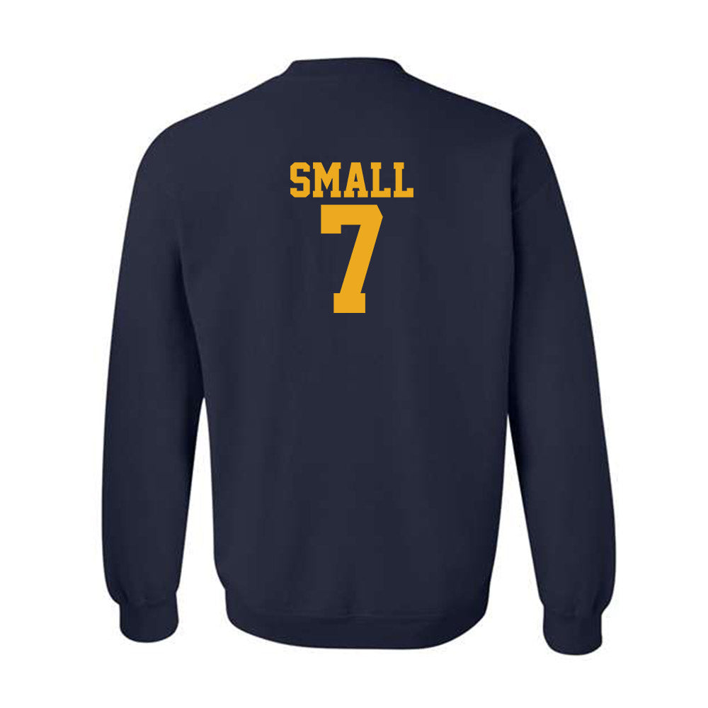 West Virginia - NCAA Men's Basketball : Javon Small - Fashion Shersey Crewneck Sweatshirt-1