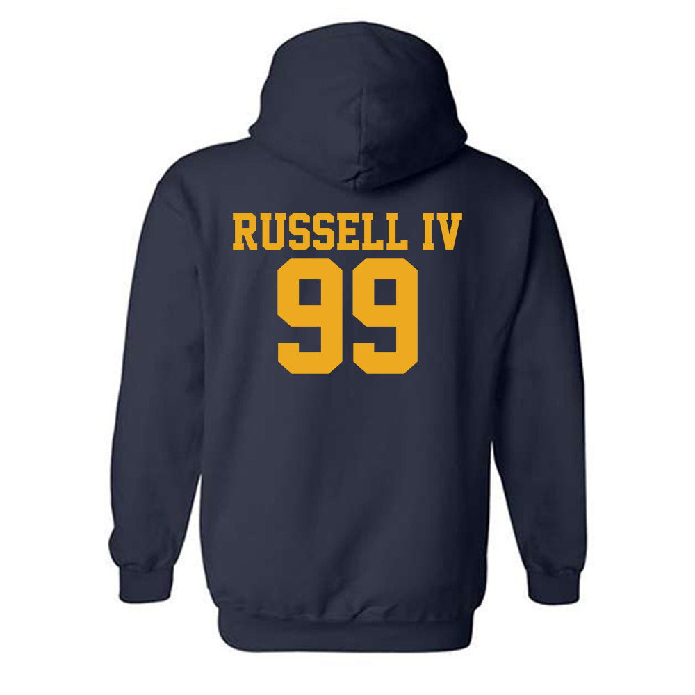 West Virginia - NCAA Football : Hammond Russell IV - Fashion Shersey Hooded Sweatshirt-1