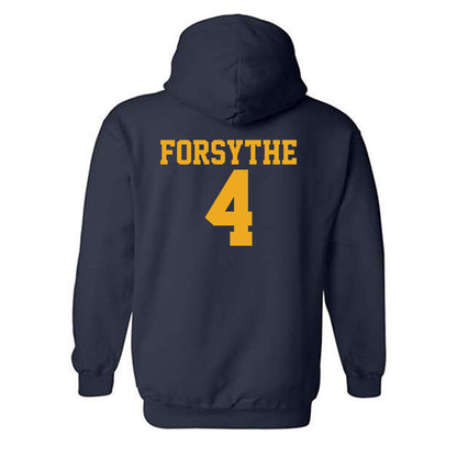 West Virginia - NCAA Men's Basketball : Jayden Forsythe - Fashion Shersey Hooded Sweatshirt-1