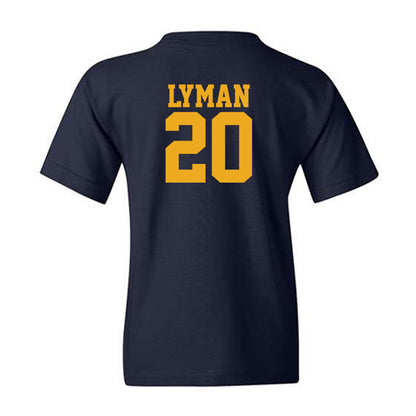 West Virginia - NCAA Baseball : Luke Lyman - Fashion Shersey Youth T-Shirt-1