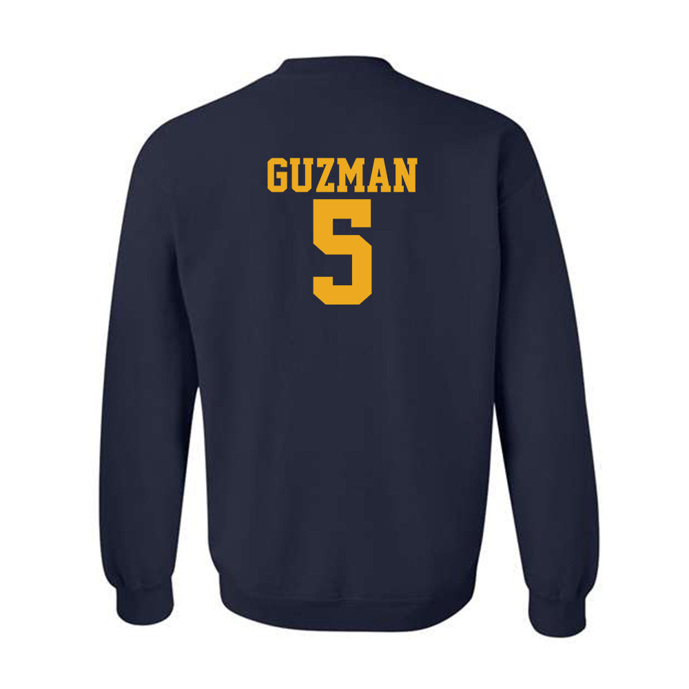 West Virginia - NCAA Baseball : Armani Guzman - Fashion Shersey Crewneck Sweatshirt-1