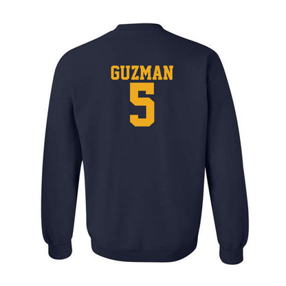 West Virginia - NCAA Baseball : Armani Guzman - Fashion Shersey Crewneck Sweatshirt-1