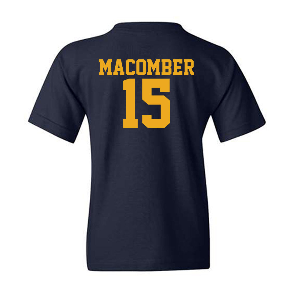 West Virginia - NCAA Men's Soccer : Brayden Macomber - Fashion Shersey Youth T-Shirt-1
