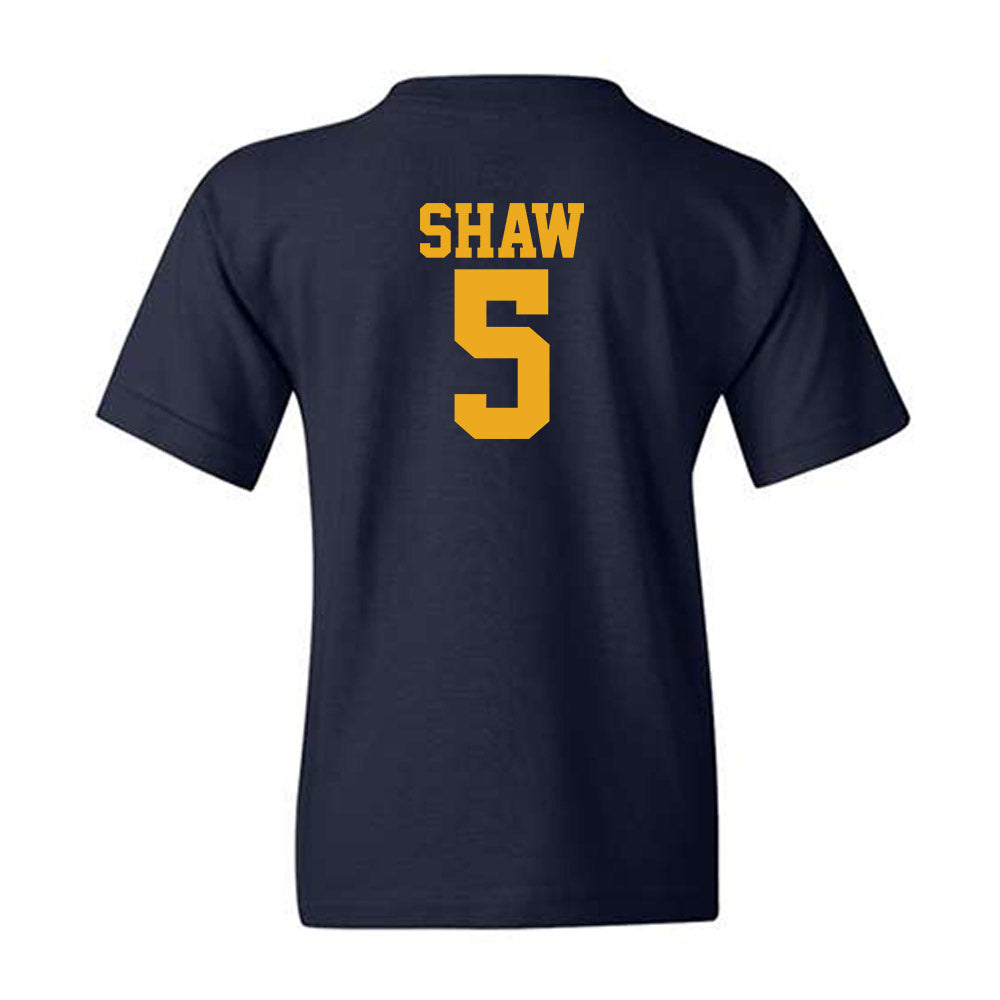 West Virginia - NCAA Women's Basketball : Sydney Shaw - Fashion Shersey Youth T-Shirt-1