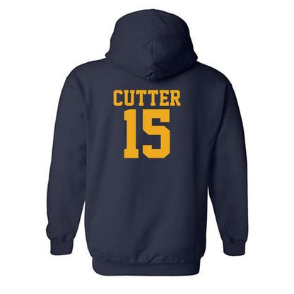 West Virginia - NCAA Football : Ben Cutter - Hooded Sweatshirt Fashion Shersey