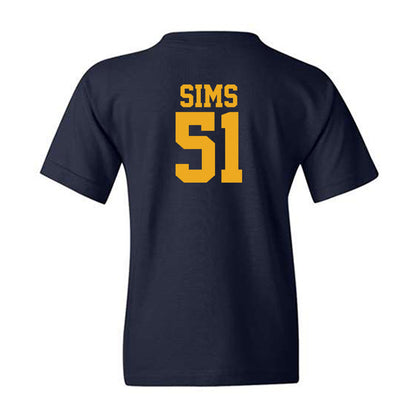 West Virginia - NCAA Baseball : Colton Sims - Fashion Shersey Youth T-Shirt-1