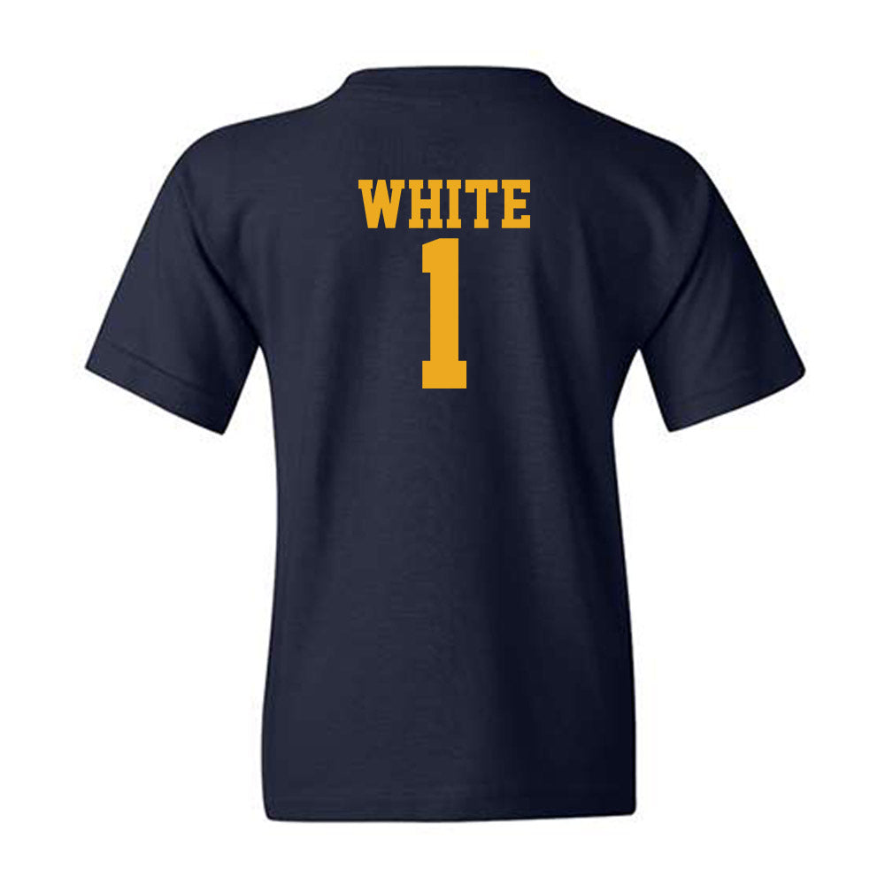 West Virginia - NCAA Football : Jahiem White - Fashion Shersey Youth T-Shirt-1