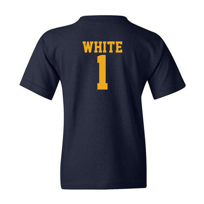 West Virginia - NCAA Football : Jahiem White - Fashion Shersey Youth T-Shirt-1