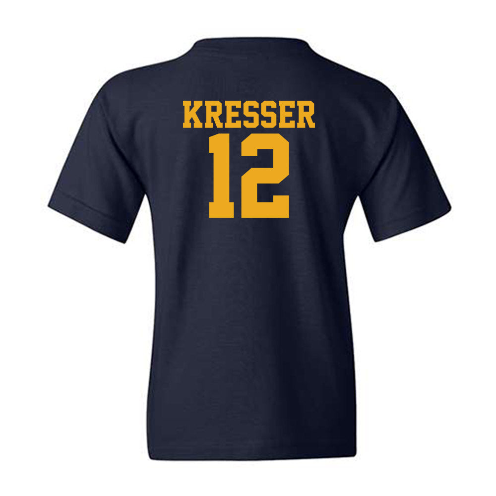 West Virginia - NCAA Baseball : Brodie Kresser - Fashion Shersey Youth T-Shirt-1