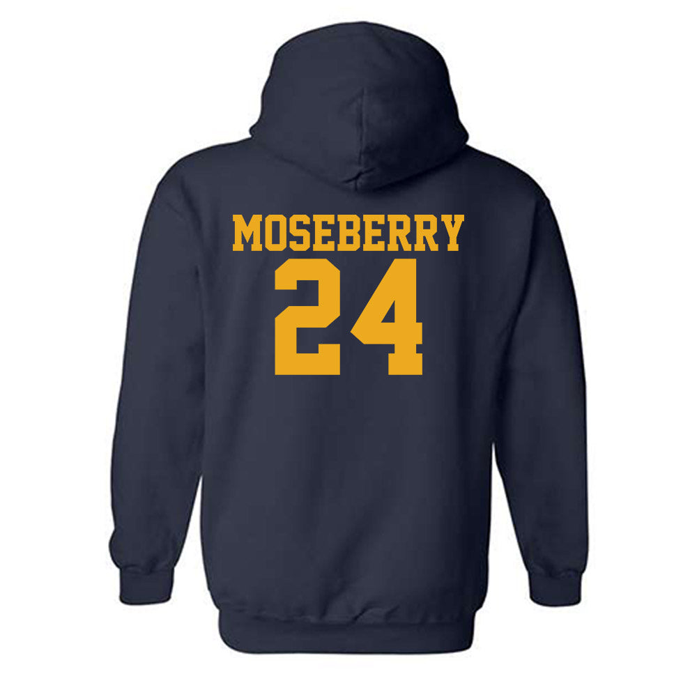 West Virginia - NCAA Women's Basketball : Ashala Moseberry - Hooded Sweatshirt Fashion Shersey