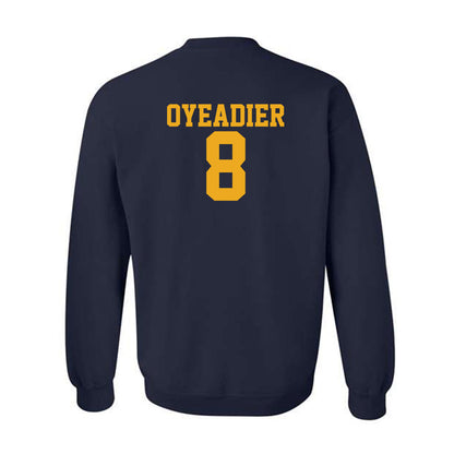 West Virginia - NCAA Men's Basketball : Abraham Oyeadier - Fashion Shersey Crewneck Sweatshirt-1