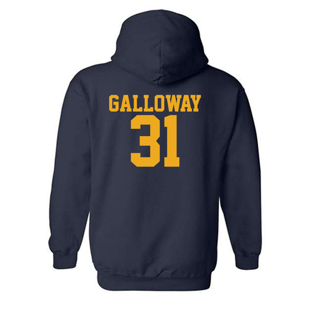 West Virginia - NCAA Football : Dawayne Galloway - Fashion Shersey Hooded Sweatshirt-1