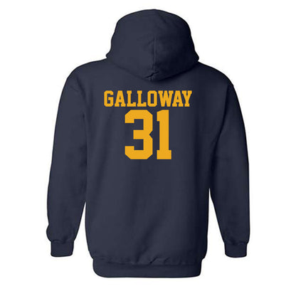 West Virginia - NCAA Football : Dawayne Galloway - Fashion Shersey Hooded Sweatshirt-1
