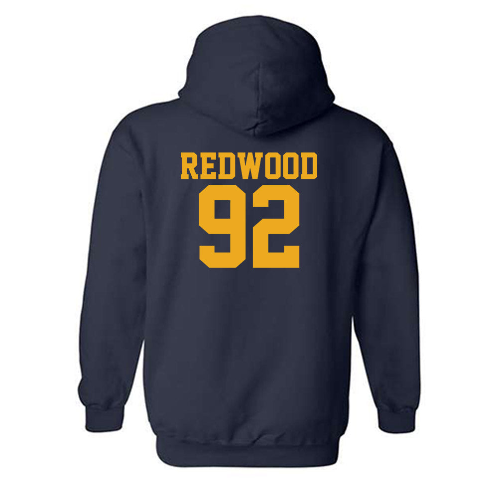 West Virginia - NCAA Football : Asani Redwood - Fashion Shersey Hooded Sweatshirt-1