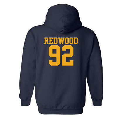 West Virginia - NCAA Football : Asani Redwood - Fashion Shersey Hooded Sweatshirt-1