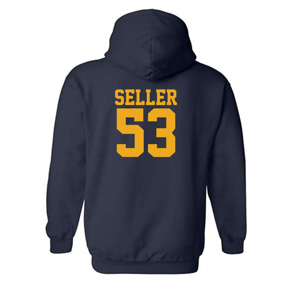 West Virginia - NCAA Football : Kaden Seller - Fashion Shersey Hooded Sweatshirt-1