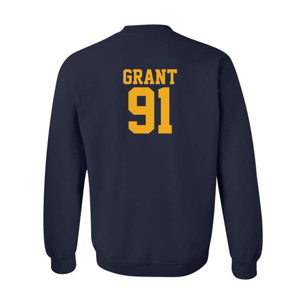 West Virginia - NCAA Football : Devin Grant - Fashion Shersey Crewneck Sweatshirt-1