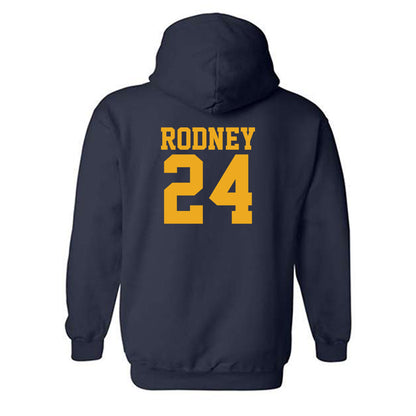 West Virginia - NCAA Football : Rodney Gallagher III Rodney - Fashion Shersey Hooded Sweatshirt-1